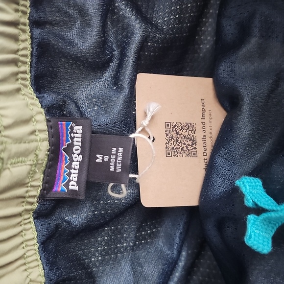 Patagonia® Worn Wear Kids' Baggies™ Shorts 7" - Lined Size M(10) - Picture 3 of 5